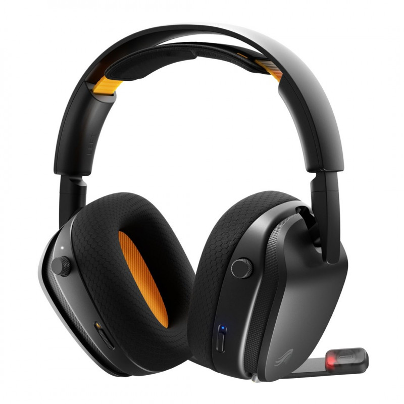 Glorious GHS Wireless InfinitePlay GLO-A-5-PC-BLK auriculares, negros