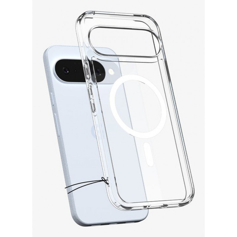 Spigen Ultra Hybrid MagSafe funda para Google Pixel 10 Pro / Pixel 10, blanca transparente