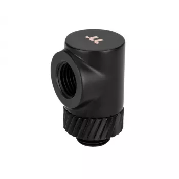 Thermaltake Pacific SF 90 Degree Adapter CL-W396-CU00MK-A, conector DIY LCS, negro mate