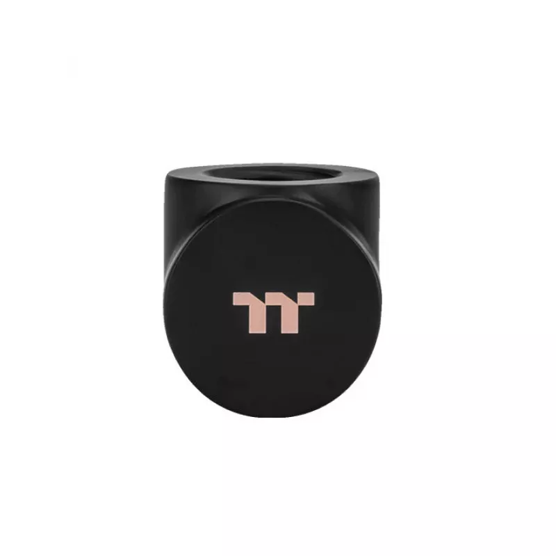 Thermaltake Pacific SF 90 Degree Adapter CL-W396-CU00MK-A, conector DIY LCS, negro mate