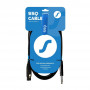 SSQ XLRJS3 cable de audio, XLR hembra – jack estéreo de 6,3 mm, 3 m