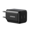 Ugreen X526 cargador 45 W, 2 x USB-C, GaN, negro