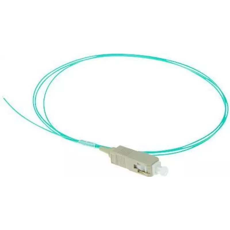 ACT RL8695 cable de fibra óptica SC pigtail, 1 m, OM3, LSZH, aqua