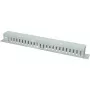 Wirewin KRP 1U panel pasacables de 19 pulgadas 1U con tapa, gris RAL7035
