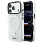 BMW M IML Frosted Metal Logo & Trims funda con MagSafe para iPhone 18 Pro / 17 Pro, transparente