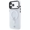 BMW Sign Frosted IML & Metal Logo MagSafe funda para iPhone 18 Pro Max / 17 Pro Max, transparente