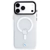 BMW Sign Frosted IML & Metal Logo MagSafe funda para iPhone 18 Pro Max / 17 Pro Max, transparente