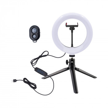 White Shark RL-08 MOONLIGHT-2 aro de luz LED, 21 cm