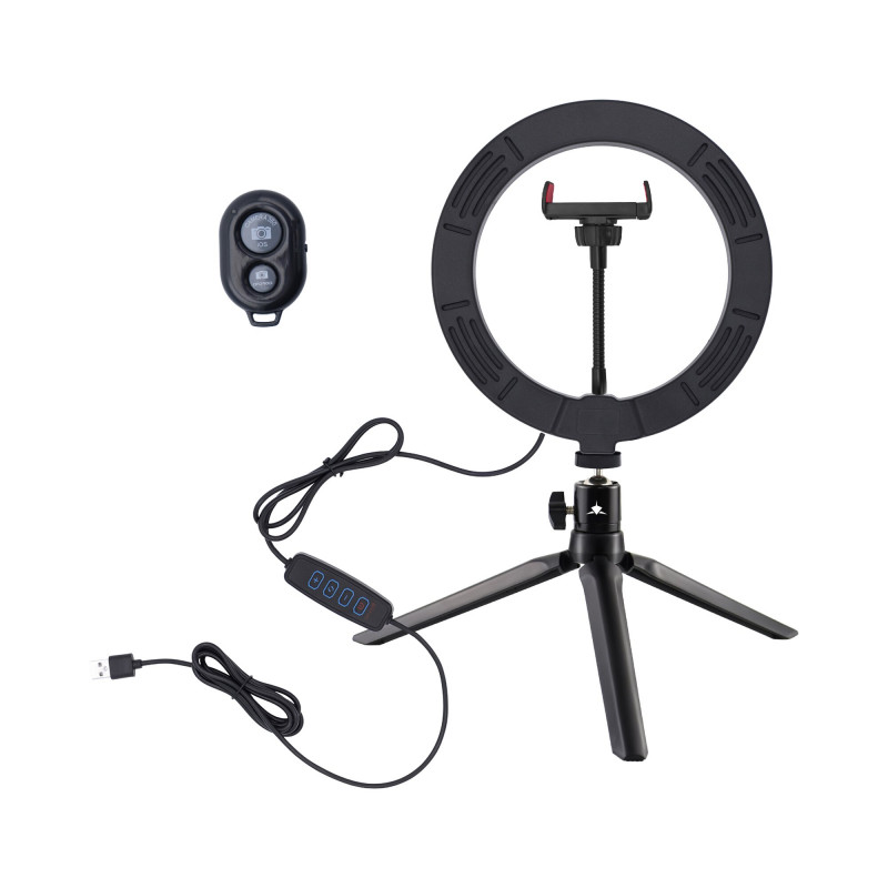White Shark RL-08 MOONLIGHT-2 aro de luz LED, 21 cm