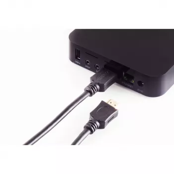Wentronic 77473-E cable HDMI, 3 m, 3D, Ethernet, 4K 60 Hz, chapado en oro