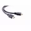 Wentronic 77473-E cable HDMI, 3 m, 3D, Ethernet, 4K 60 Hz, chapado en oro