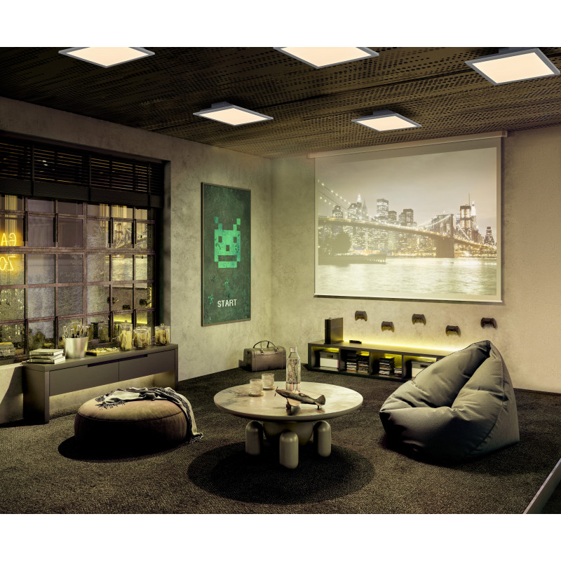 Osram SMART+ WiFi Planon Magic Panel 450x450 mm panel de luz inteligente, RGB+TW, regulable, 24 W, blanco