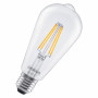 Osram SMART+ MATTER Dimmable Classic Edison 60 827 E27 bombilla inteligente, 6 W, blanco cálido, Wi-Fi