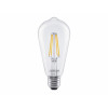 Osram SMART+ MATTER Dimmable Classic Edison 60 827 E27 bombilla inteligente, 6 W, blanco cálido, Wi-Fi