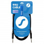 SSQ JMPJMP2 Pro cable de audio, jack mono de 6,3 mm a jack mono de 6,3 mm con conectores Neutrik, 2 m