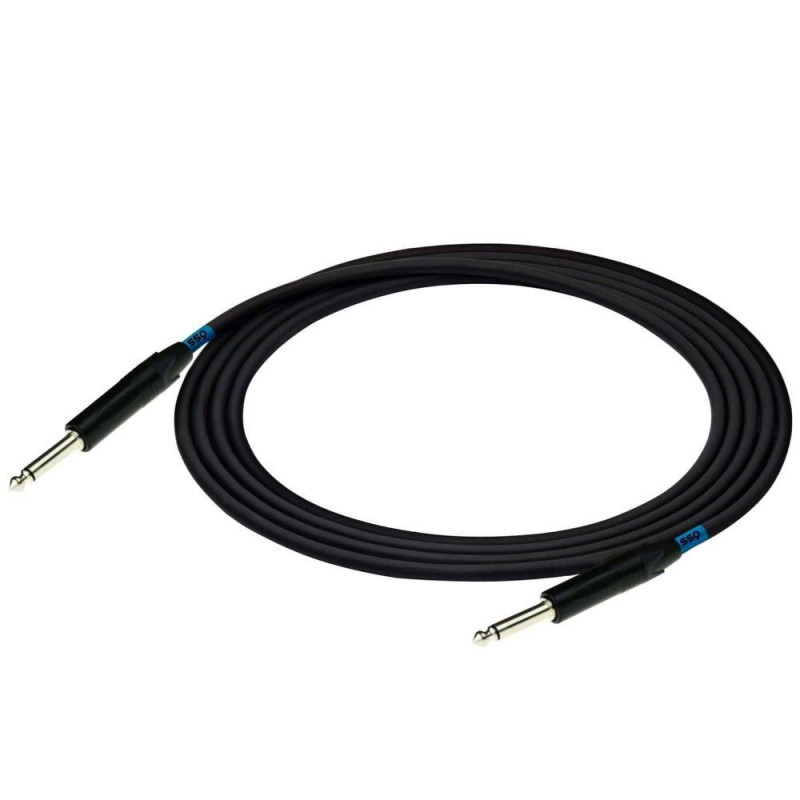 SSQ JMPJMP2 Pro cable de audio, jack mono de 6,3 mm a jack mono de 6,3 mm con conectores Neutrik, 2 m