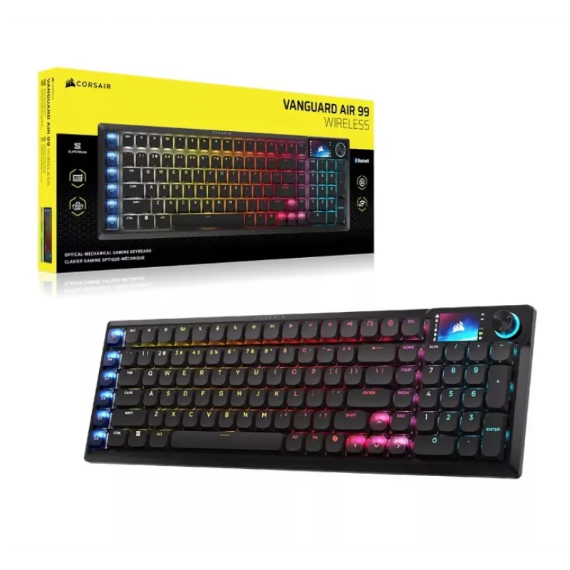 Corsair VANGUARD AIR 99 WL CH-91HA01B-NA teclado para juegos, negro