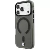 BMW BMW001310 funda para iPhone 18 Pro / 17 Pro, M IML Frosted Metal Logo & Trims, MagSafe, negra