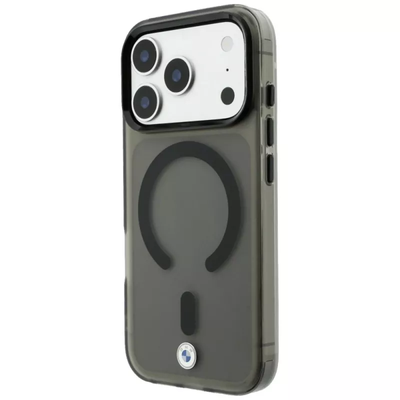BMW BMW001310 funda para iPhone 18 Pro / 17 Pro, M IML Frosted Metal Logo & Trims, MagSafe, negra