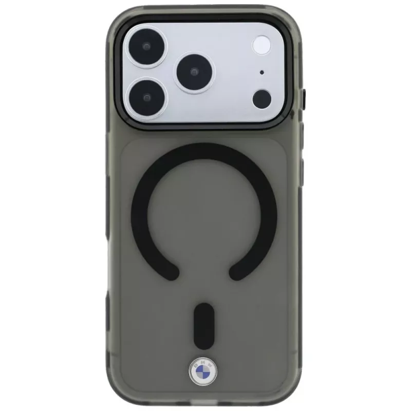 BMW BMW001310 funda para iPhone 18 Pro / 17 Pro, M IML Frosted Metal Logo & Trims, MagSafe, negra