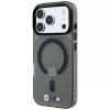 BMW BMW001323 funda para iPhone 18 Pro Max / 17 Pro Max, M IML Glossy Metal Logo & Trims, MagSafe, negra