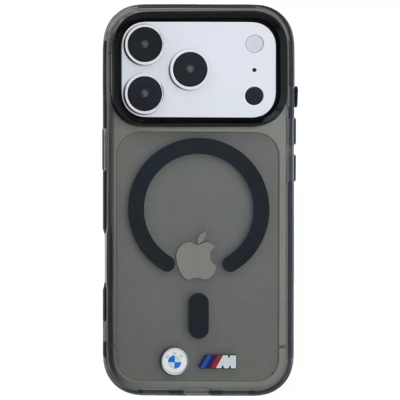 BMW BMW001323 funda para iPhone 18 Pro Max / 17 Pro Max, M IML Glossy Metal Logo & Trims, MagSafe, negra
