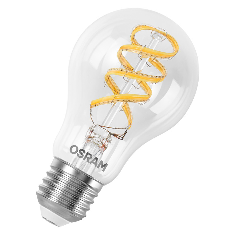 Osram SMART+ MATTER Filament Multicolor Classic A40 bombilla inteligente, E27, 4,8 W, RGBW, Wi-Fi