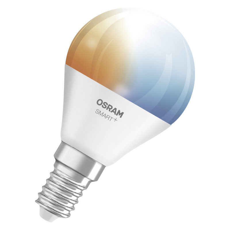 Osram SMART+ MATTER Tunable White Classic P40 bombilla inteligente, E14, 4,9 W, blanco regulable, Wi-Fi