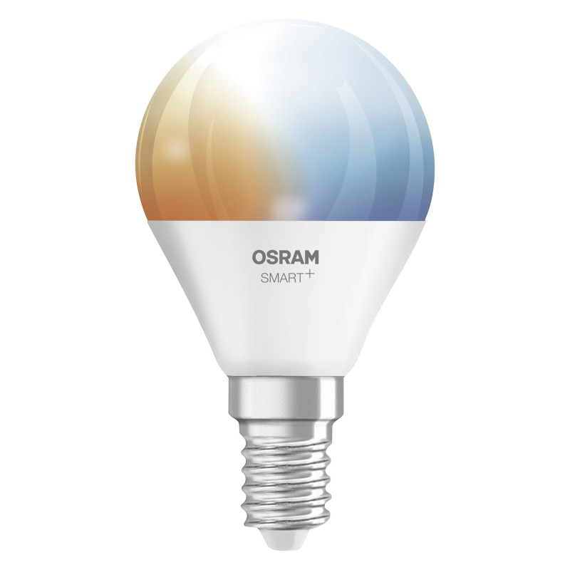 Osram SMART+ MATTER Tunable White Classic P40 bombilla inteligente, E14, 4,9 W, blanco regulable, Wi-Fi