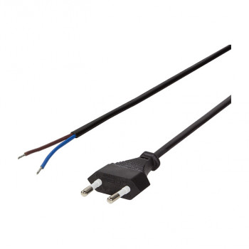LogiLink CP137 cable de alimentación, CEE 7/16 a extremo abierto, negro, 1,5 m