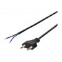 LogiLink CP137 cable de alimentación, CEE 7/16 a extremo abierto, negro, 1,5 m