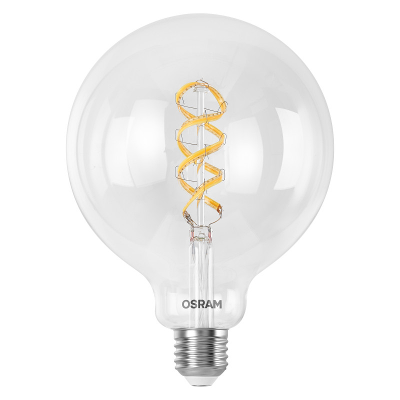 Osram SMART+ MATTER Filament Multicolor Classic Globe 125 40 bombilla inteligente, E27, 4,8 W, RGBW, Wi-Fi