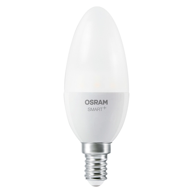 Osram SMART+ MATTER Multicolor Classic B40 bombilla inteligente, E14, 4,9 W, RGBW, Wi-Fi