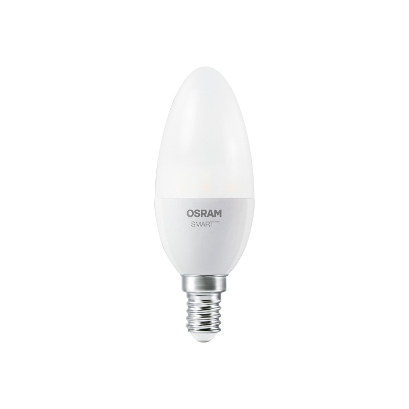 Osram SMART+ MATTER Multicolor Classic B40 bombilla inteligente, E14, 4,9 W, RGBW, Wi-Fi