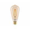 Osram SMART+ MATTER Filament Dimmable Classic Edison 53 824 bombilla inteligente, dorada, E27, 6 W, blanco cálido, Wi-Fi