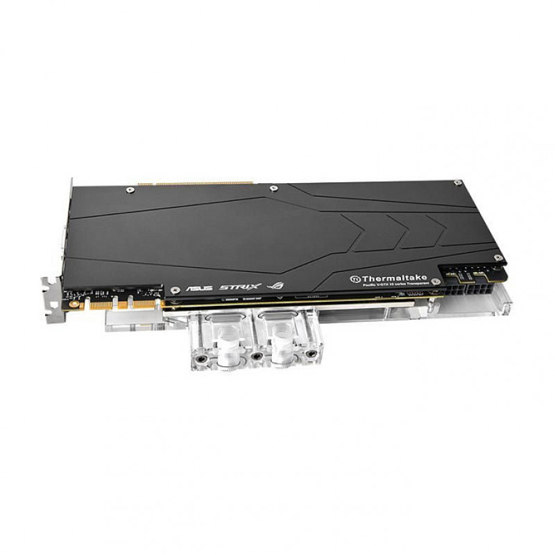 Thermaltake Pacific V-GTX 1080 Ti CL-W184-CU00TR-A para ASUS ROG STRIX, transparente
