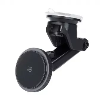 3mk MagCharger 15 W soporte de coche para móvil con carga inalámbrica, negro