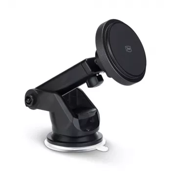 3mk MagCharger 15 W soporte de coche para móvil con carga inalámbrica, negro