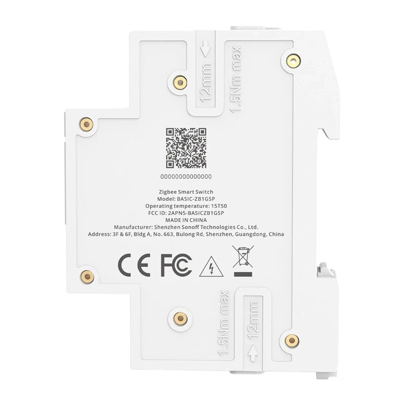 SONOFF BASIC-ZB1GSP interruptor inteligente Zigbee, carril DIN, 32 A