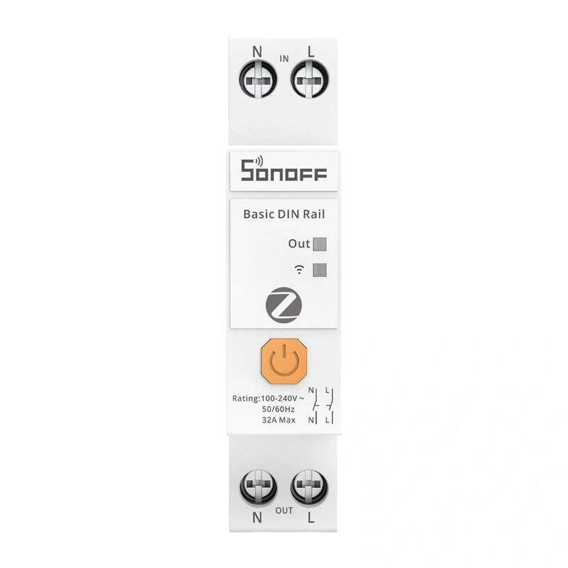 SONOFF BASIC-ZB1GSP interruptor inteligente Zigbee, carril DIN, 32 A