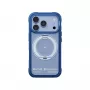 Skinarma Atlas funda con MagSafe y soporte giratorio para iPhone 18 Pro / 17 Pro, azul