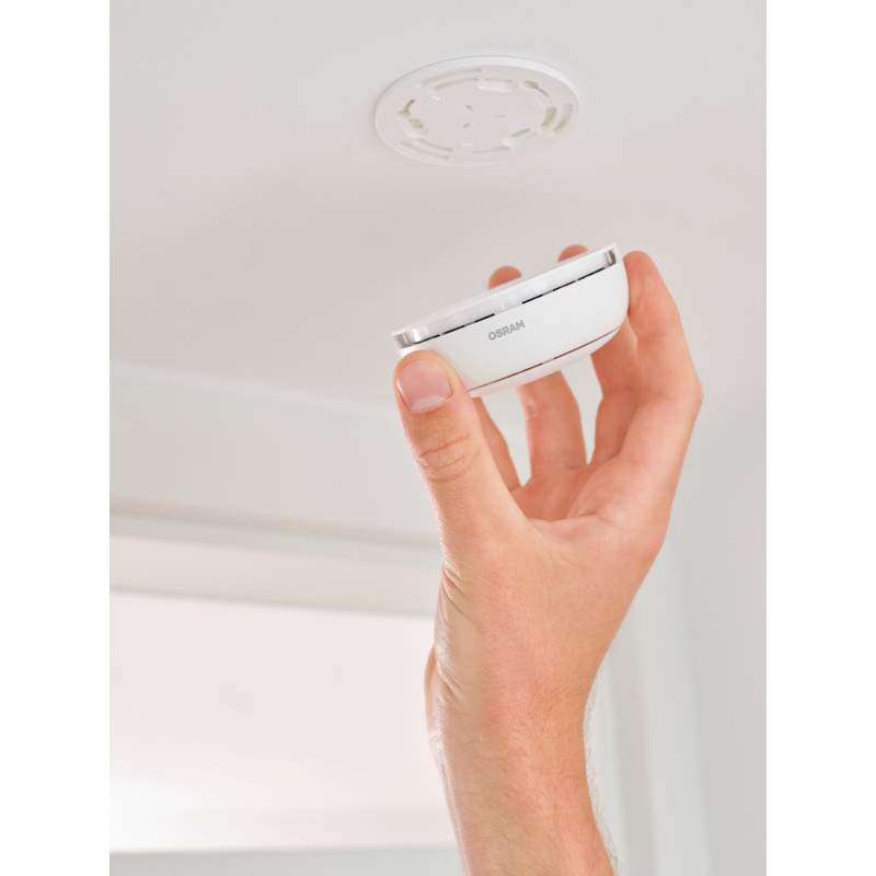 Osram SMART+ detector de humo Wi-Fi, blanco