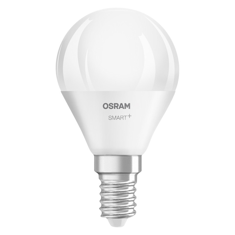 Osram SMART+ MATTER Multicolor Classic P40 bombilla inteligente, E14, 4,9 W, RGBW, Wi-Fi