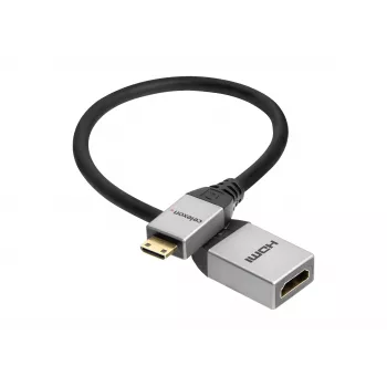 celexon adaptador Mini HDMI M/F con Ethernet, 2.0a/b, 4K, Professional