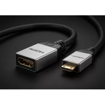 celexon adaptador Mini HDMI M/F con Ethernet, 2.0a/b, 4K, Professional