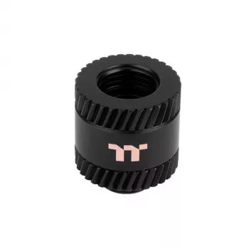 Thermaltake Pacific SF racor alargador de 20 mm (hembra-macho), negro mate, CL-W392-CU00MK-A