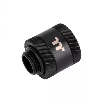 Thermaltake Pacific SF racor alargador de 20 mm (hembra-macho), negro mate, CL-W392-CU00MK-A