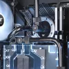 Thermaltake Pacific SF racor alargador de 20 mm (hembra-macho), negro mate, CL-W392-CU00MK-A