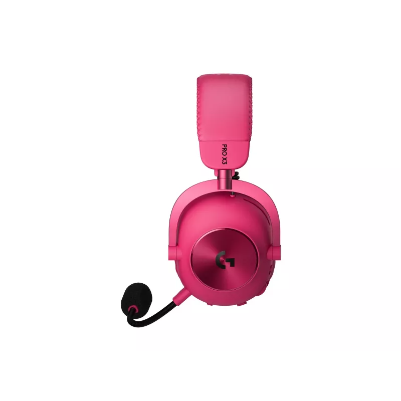 Logitech G PRO X3 LIGHTSPEED auriculares inalámbricos para juegos, 2,4 GHz, magenta