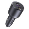Ugreen EC705 cargador de coche, USB + 2x USB-C, 130 W, con cable de 1 m 5 A